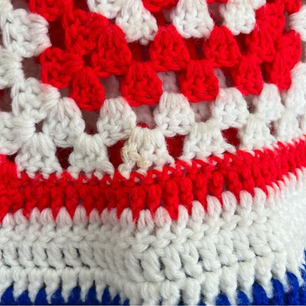 Granny Square Vintage Vest Top - Picture 5 of 6